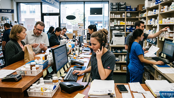 Scheduling and workflow visibility for pharmacies