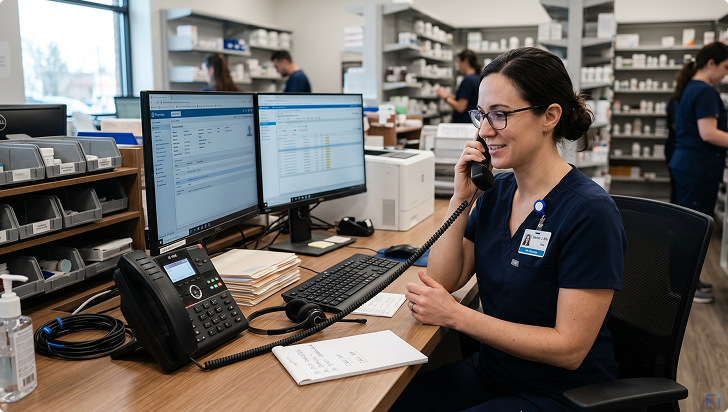 IVR and cloud phone system for pharmacy operations