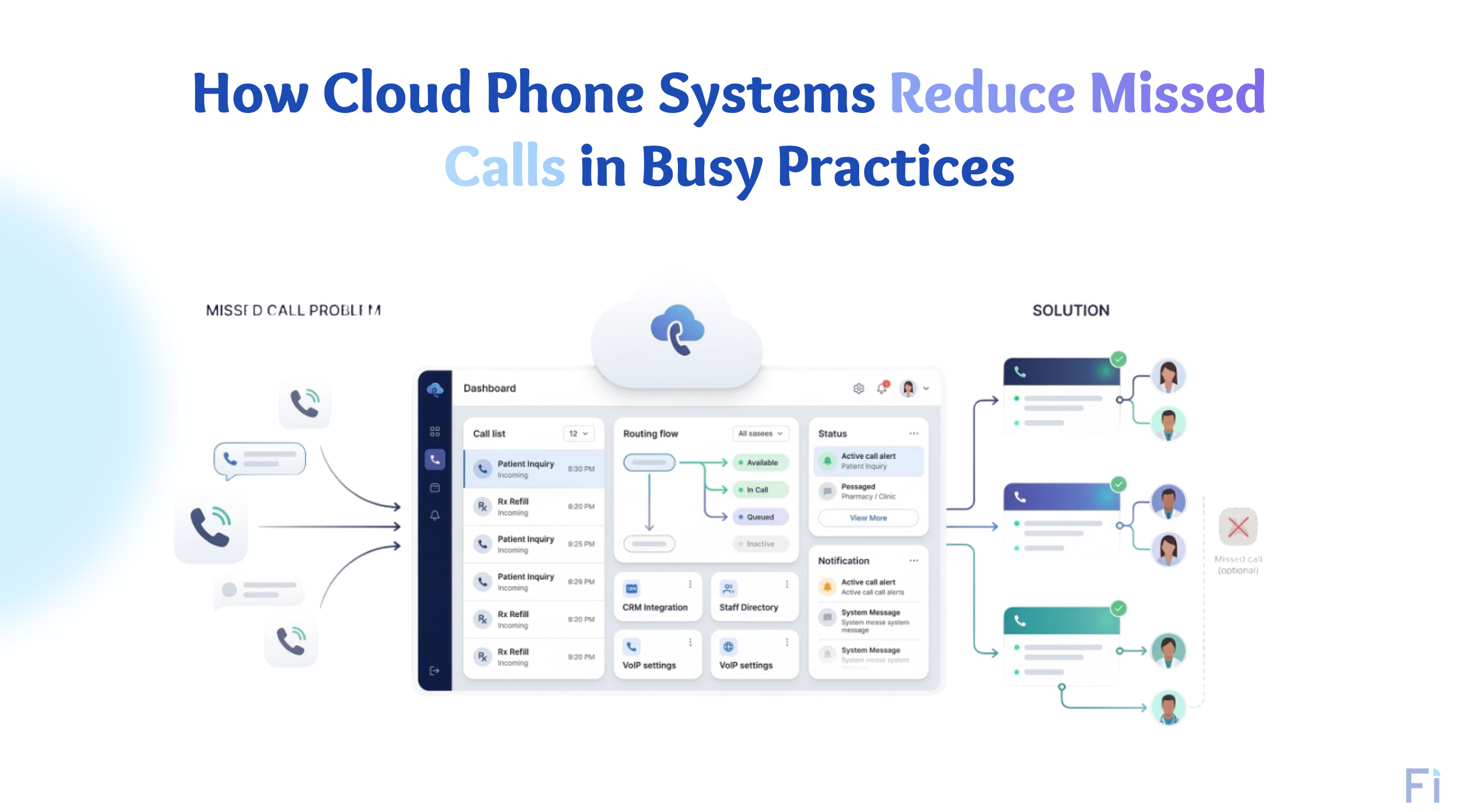 How Cloud Phone Systems Reduce Missed Calls in Busy Practices